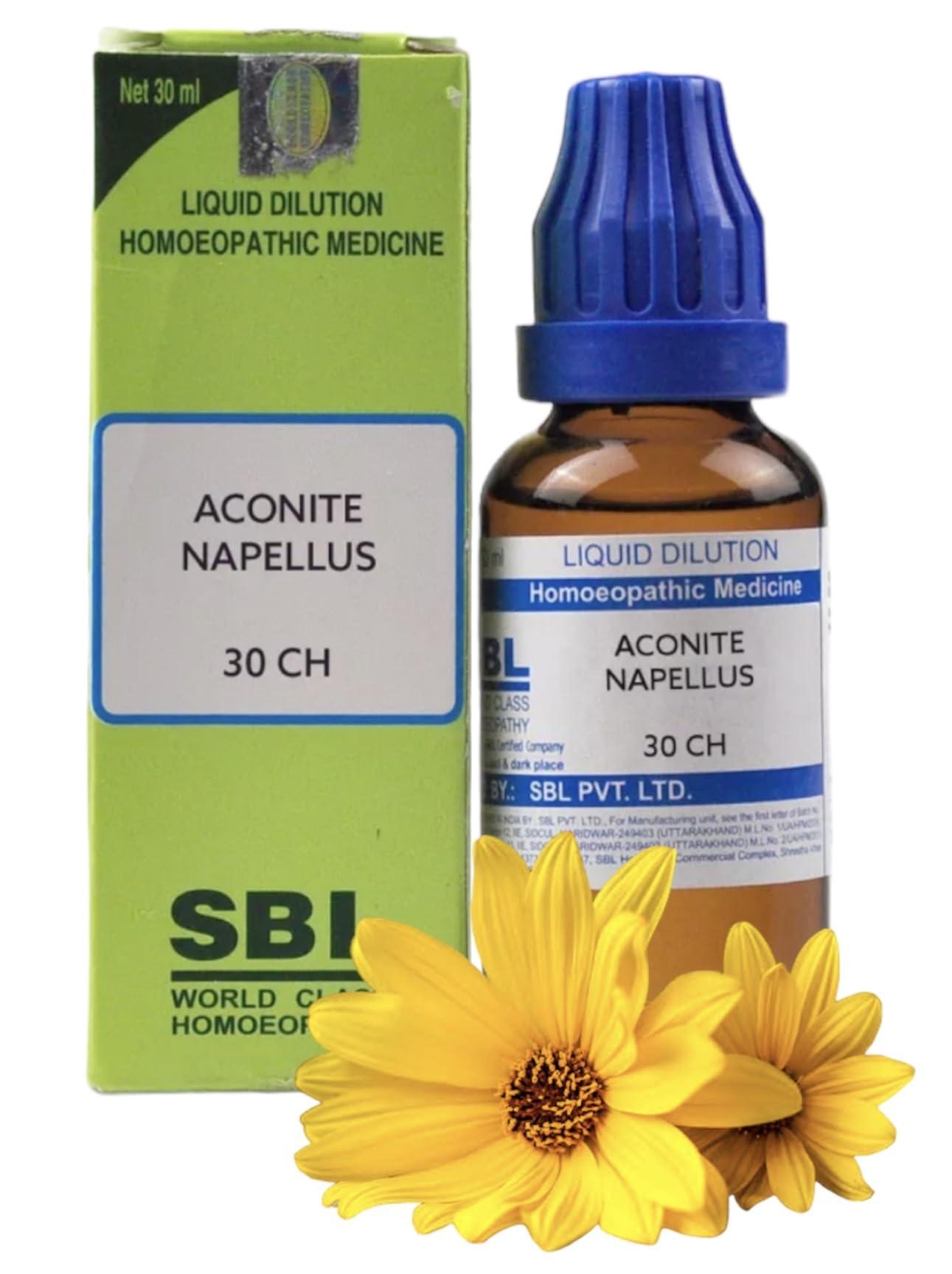 HOMOCOS SBL Aconite 30 Homeopathic Medicine (30ml)