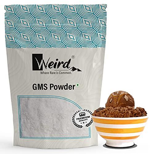 Weird Road GMS Powder For Ice Cream and Kulfi | Glyceryl Mono Stearate | Food Grade (50GM)