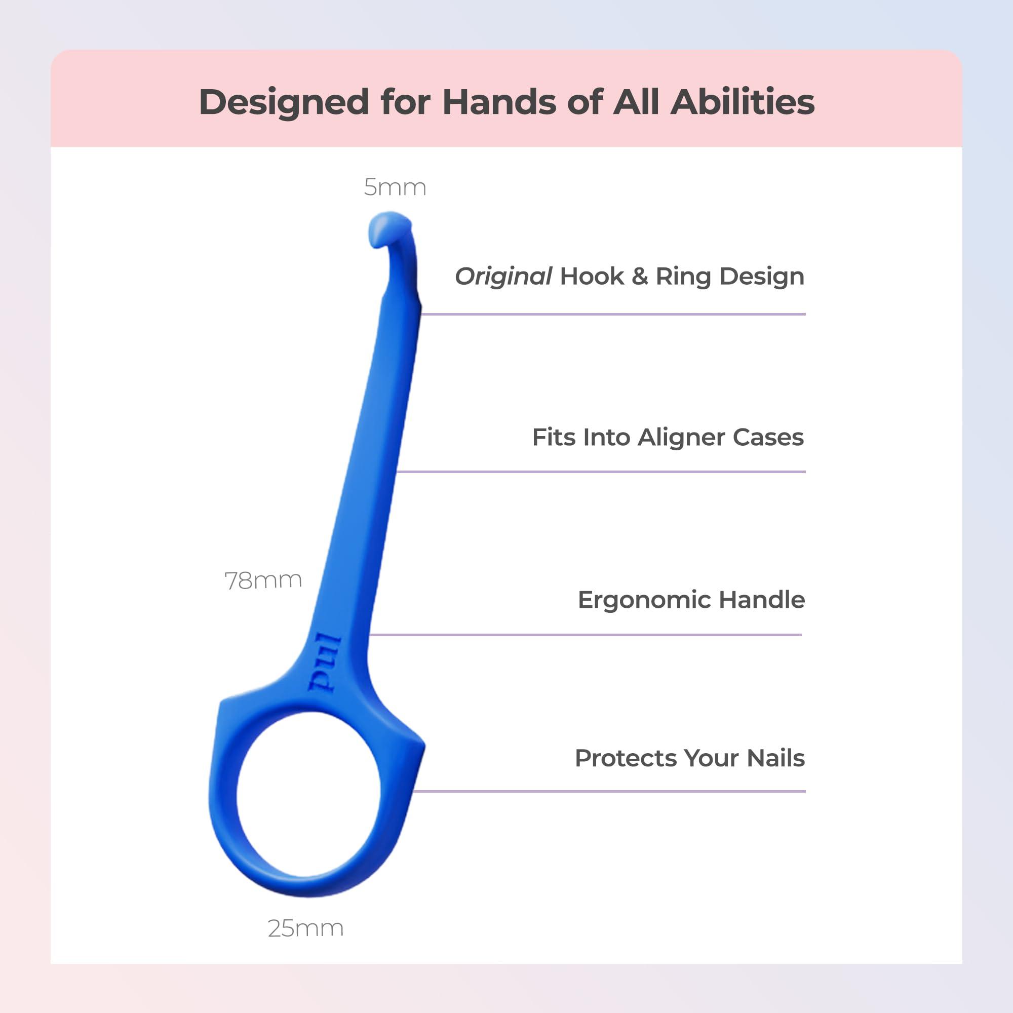 The Pultool Clear Aligner Removal Tool for Invisalign by PULTOOL - Smile Direct Club Removal Tool - Invisible Aligner Remover - Aligner Remover - Retainer Remover - 3 Pack