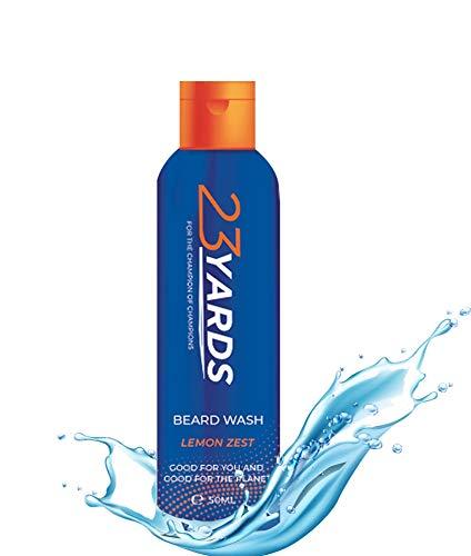 23 Yards 23 Yards Beard Wash for Men - 50ml I Grooming by Ravi Shastri I Shea Butter, Coconut Oil and Aloe Vera