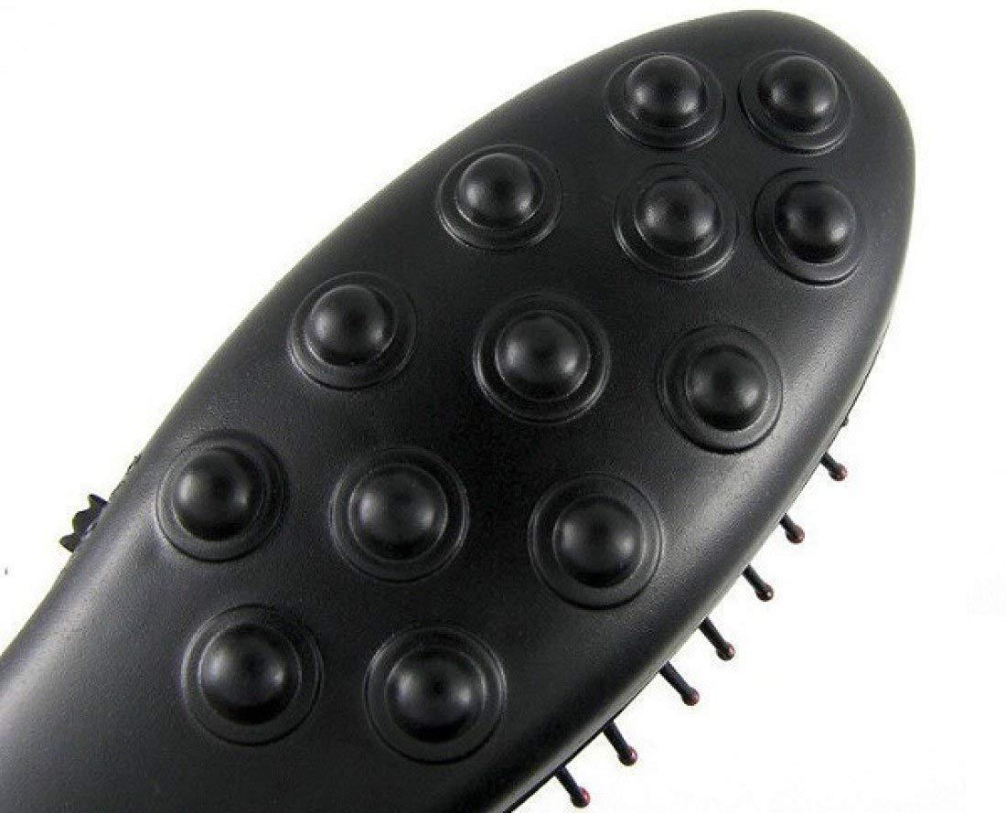 SHEEJAI SHEEJAI Magnetic Plus Head Massager Hairbrush with Double Speed in Treatment For Hair Massager (Black)