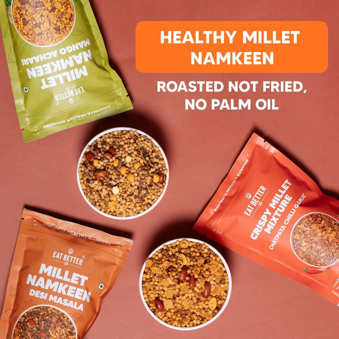 EAT BETTER CO Eat Better Co - Ultimate Snack Box -12 Healthy Snacks - Roasted Namkeens, Dry-Fruit Laddoos - No Added Sugar - Chocolate Coated Nuts & more - As Seen on Shark Tank India
