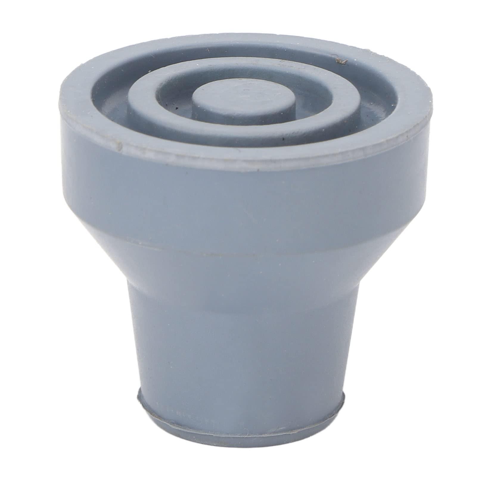 CURLEE Rubber Cane Tips, Stable Wear Resistant 19mm 6pcs Cane Tips for Three Legged Canes