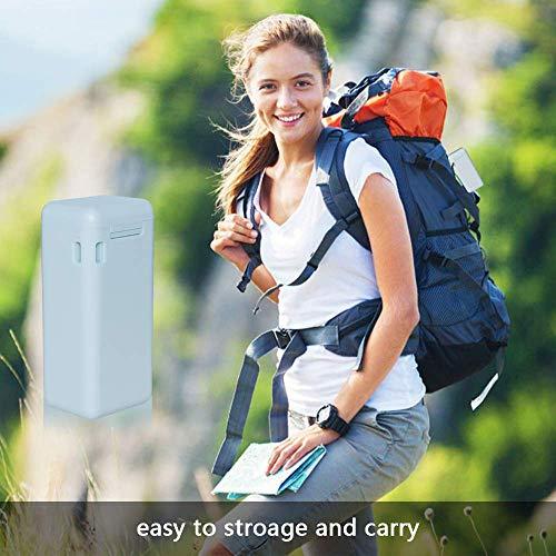 wowobjects wowobjects Foldable Metal Drinking Straws Stainless Steel Straws Food Grade Silicon Straws with Portable Case and Cleaning Brush, Eco-Friendly for Party,Outdoors, Household (Blue)