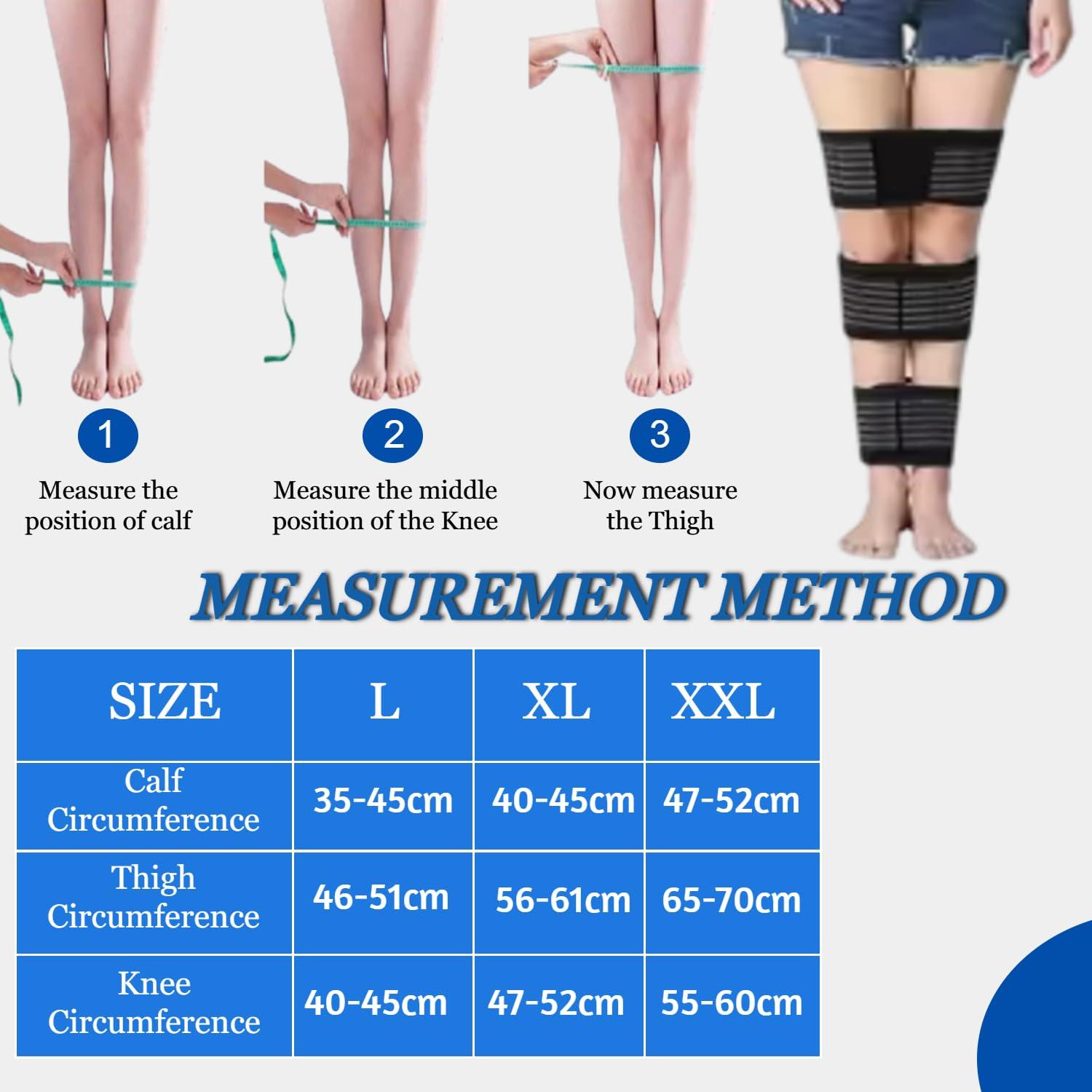 Lexotho Lexotho bow leg correction belt for men o/x type women leg corrector o/x type leg correction support strap brace bandage Correction Brace Belt (Large)
