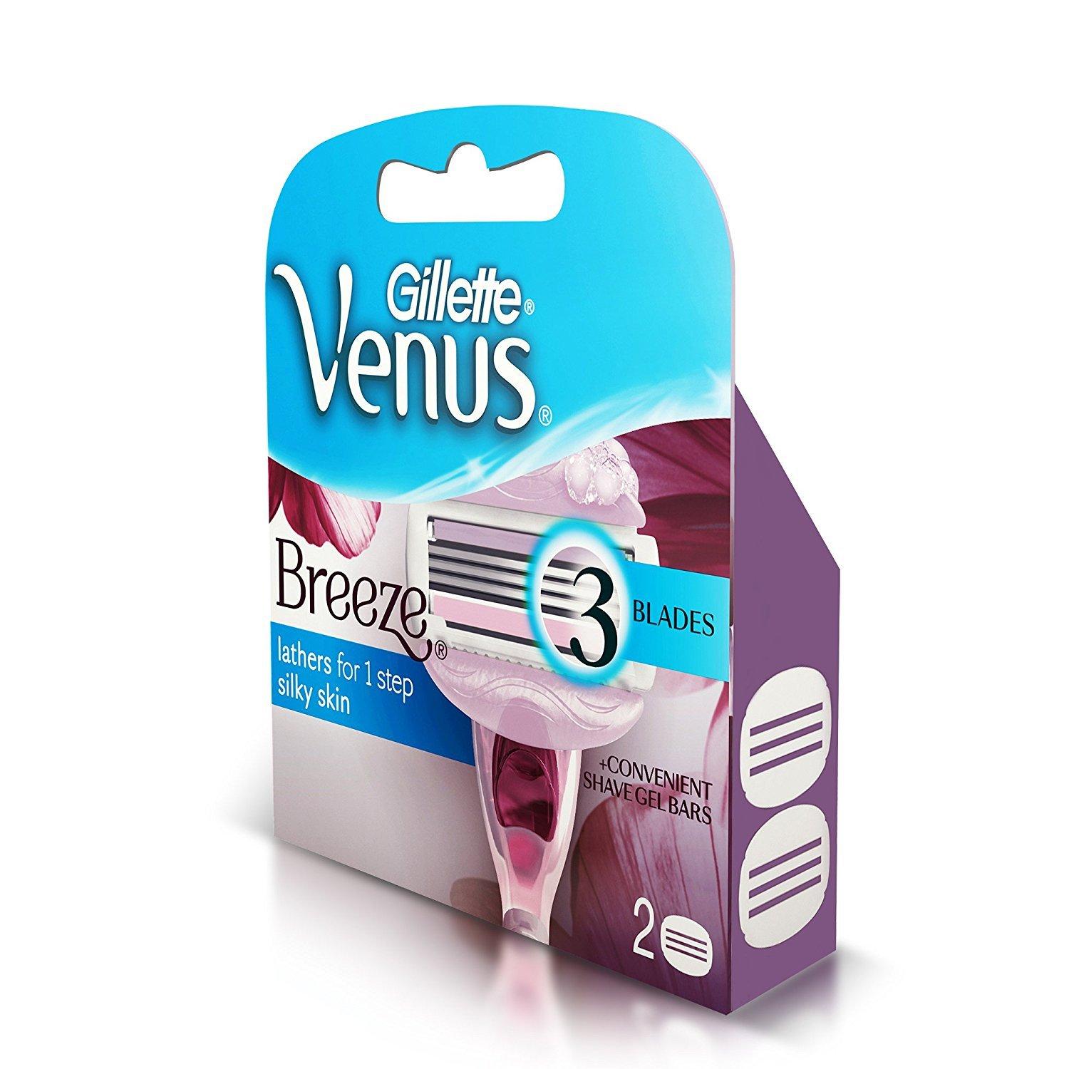 Gillette Venus Gillette Venus Breeze Razor Blades (Cartridge) 3 Blades