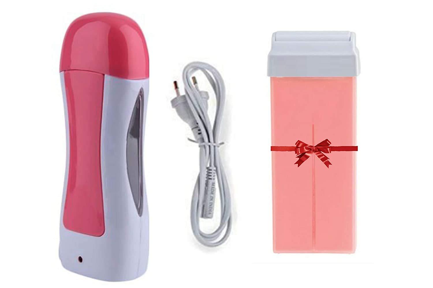Pehali Cart Pehali Cart Wax Warmer Hair Removal Roll On Wax Heater machine With Roll-On Wax Refill Cartridge Hair Removal Waxing Kit -180 Ml(Multicolor)