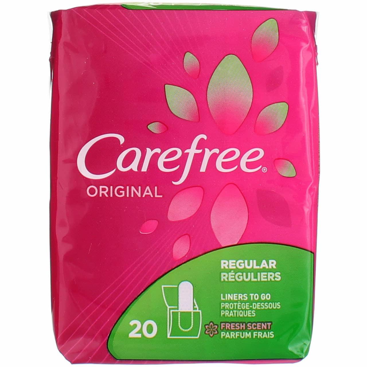 Carefree Carefree Pantiliners, Regular, Fresh Scent - 20 ct