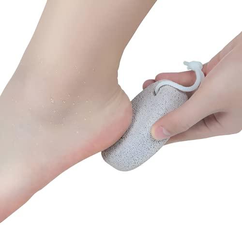 Oblivion Oblivion Personal Care Oval Shape Pumice Stone Scrubber for Body and Foot White Pack of 2