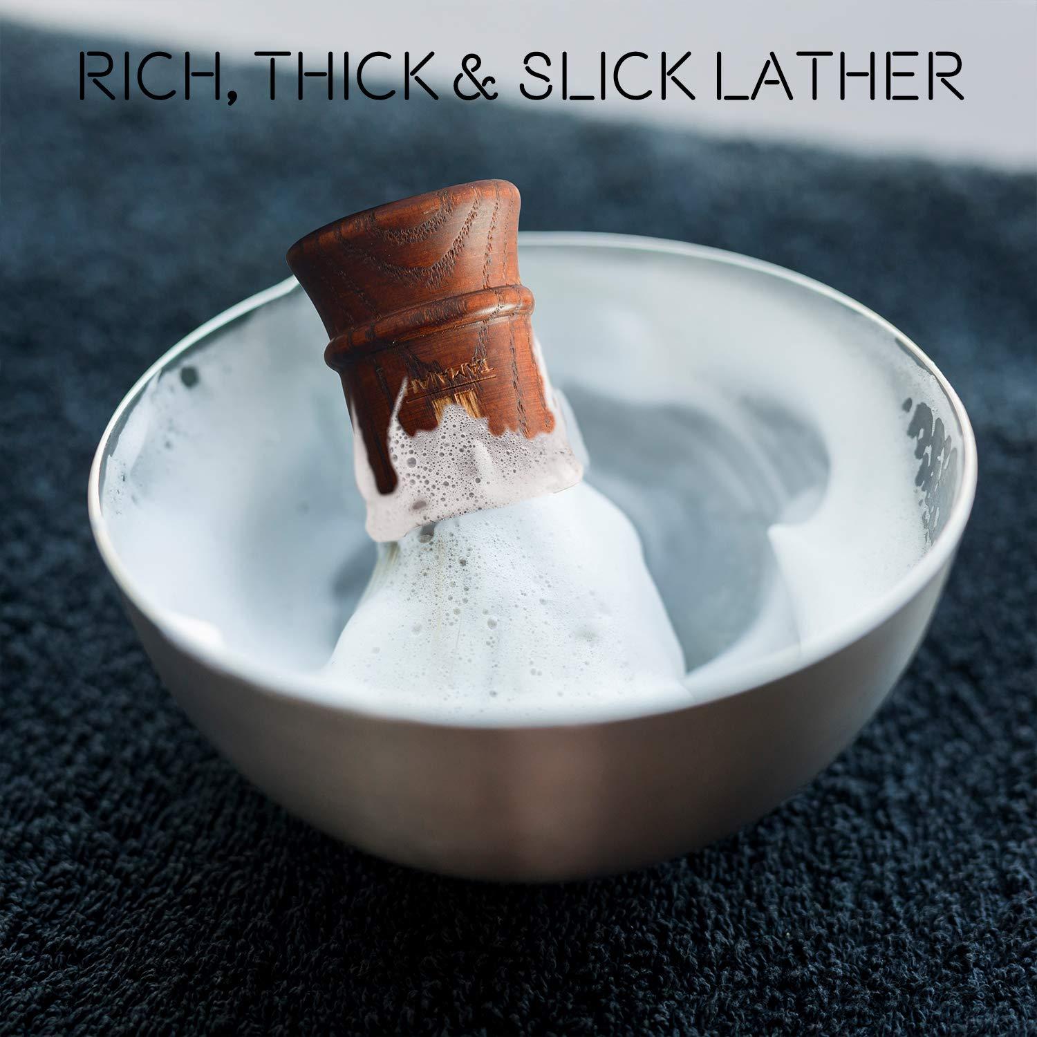 HAJAMAT Hajamat Shaving Soap for Men | Moisturizing Shave Soap for All Skin Types | Dense Lather with Fantastic Scent for the Worlds Best Wet Shaving Routine| Paraben & Sulphate Free| Enriched with Shea Butter and Coconut Oil| 80 gm