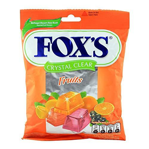 Fox's FOX\'s Crystal Clear Fruits Candy, 3.17 Oz / 90 Grams