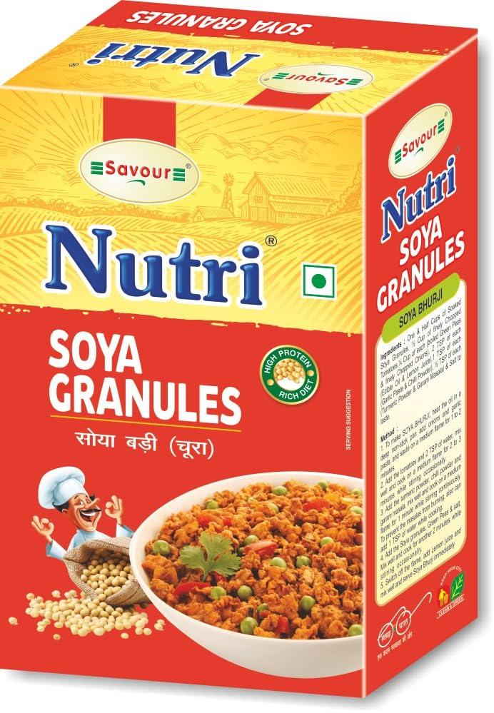 Savour Soya Granules 200 Grams Box Pack of 6