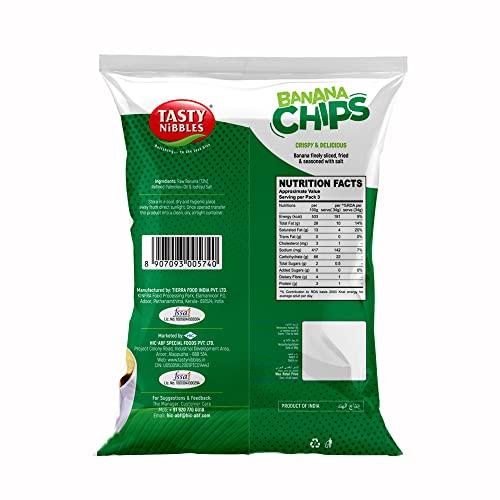 Tasty Nibbles Tasty Nibbles Kerala Crunchy Banana Chips 100g x 2 [Pack of 2, 200g]