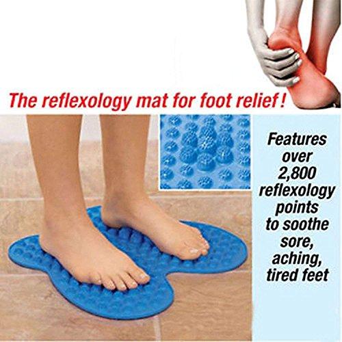 Vroxy Vroxy Multi Function Reflexology Foot Relief Mat Pain Relieving 2800 Points Futzuki Washable Foot Pain Relief Massager