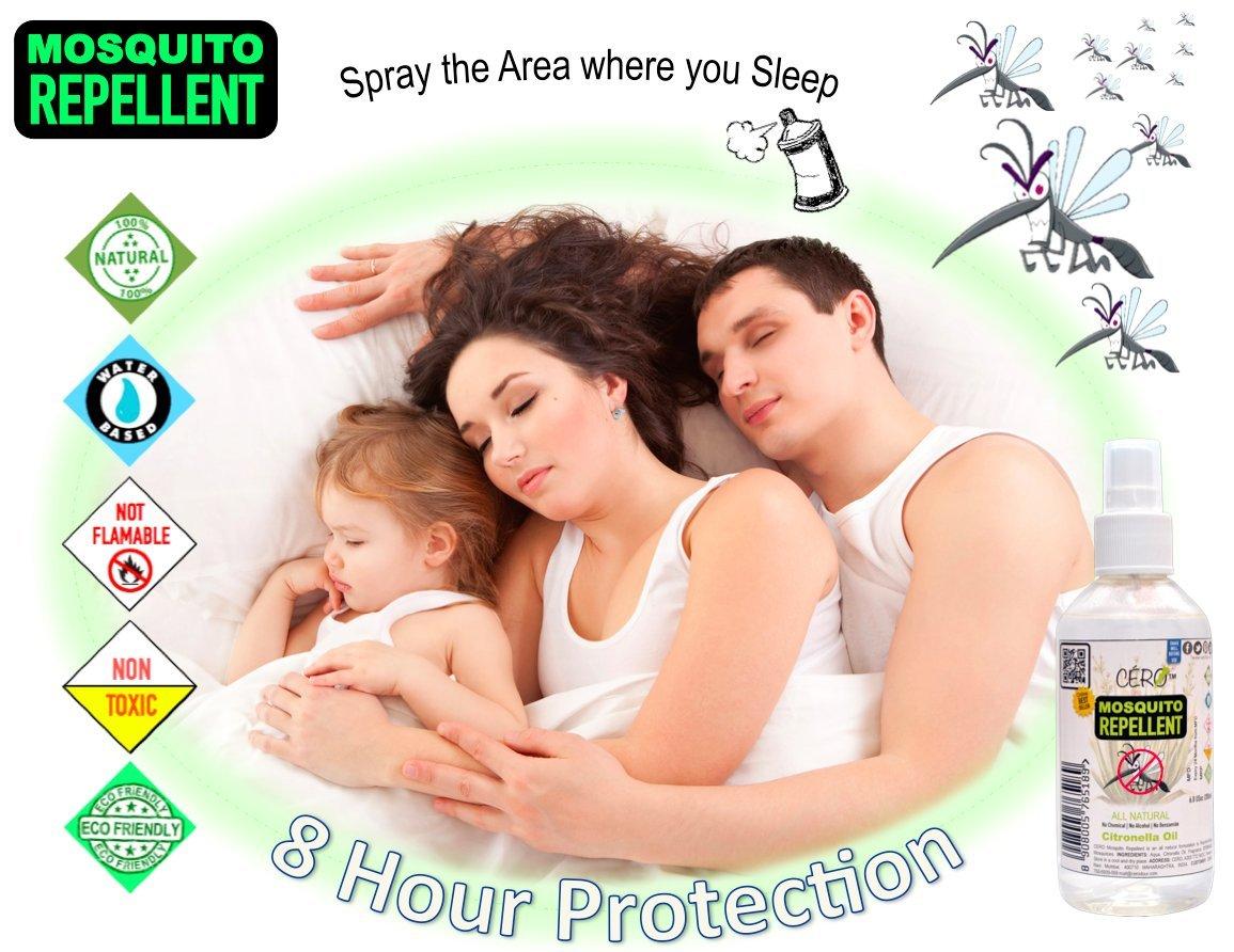 CERO CERO Herbal 100% Natural Mosquito Guard (200ml) Pack Of 4