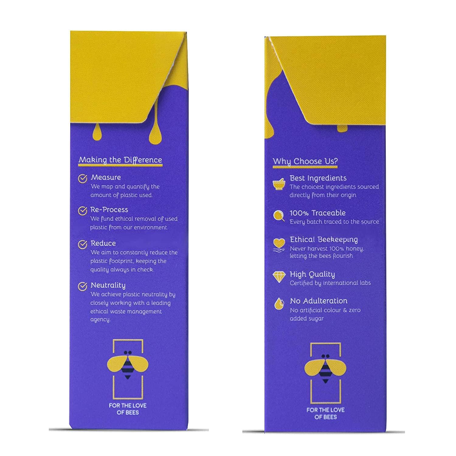 Honey Twigs Honey Twigs Himalayan Multiflora Honey |Pure Honey, 240gms (30 Single Sachets) |Grade A Himalayan Honey - Traceable Source | Zero Additives | Zero Added Sugar |Immunity Booster|Tear Squeze Eat