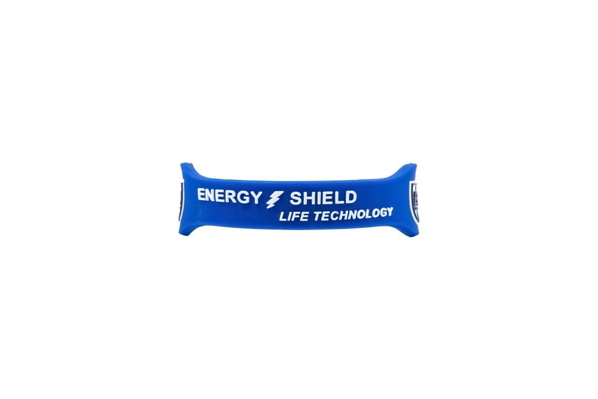 ENERGY SHIELD ENERGY SHIELD Wristband Energize-Pro Negative Ion Band for Men and Women Silicone Bracelet Blue Color (Small)