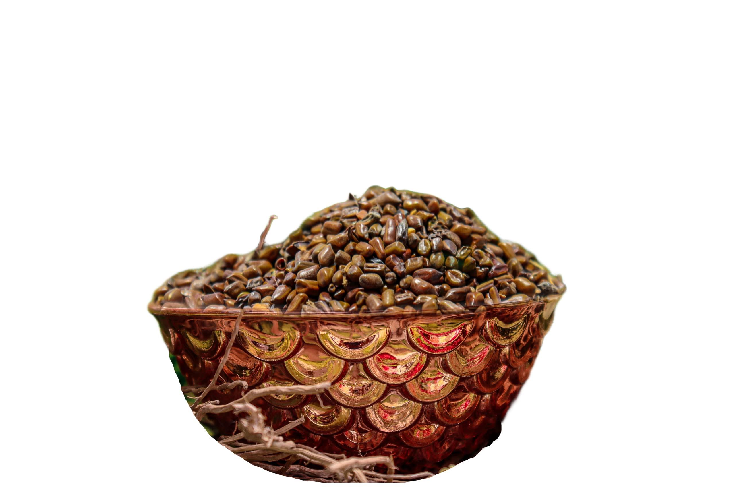 DAYAKISHAN DAYAKISHAN Beej Puwar, Raw Pawar Seeds | Panwar Seeds |Cleaned & Graded Cassia Tora Seeds | Improve Digestion & High Blood Pressure | Potential Health Benefits | Anti-Ageing Property | Ayurvedic Herbs (400 gm)