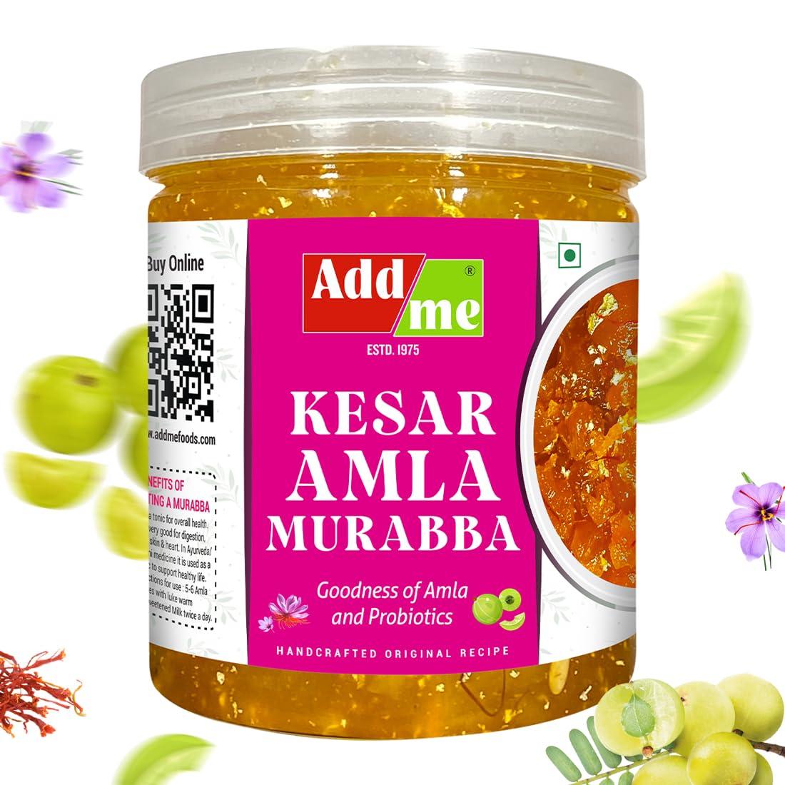 Add me Add me Homemade Amla Murabba with kesar, Elaichi 500g | Immunity booster, Aavla Murabba seedless | Awla ka Murabba | Sweet & delicious | Homemade | Organic | Aavle ka murba | Amla Chutney | Gooseberry Murabba