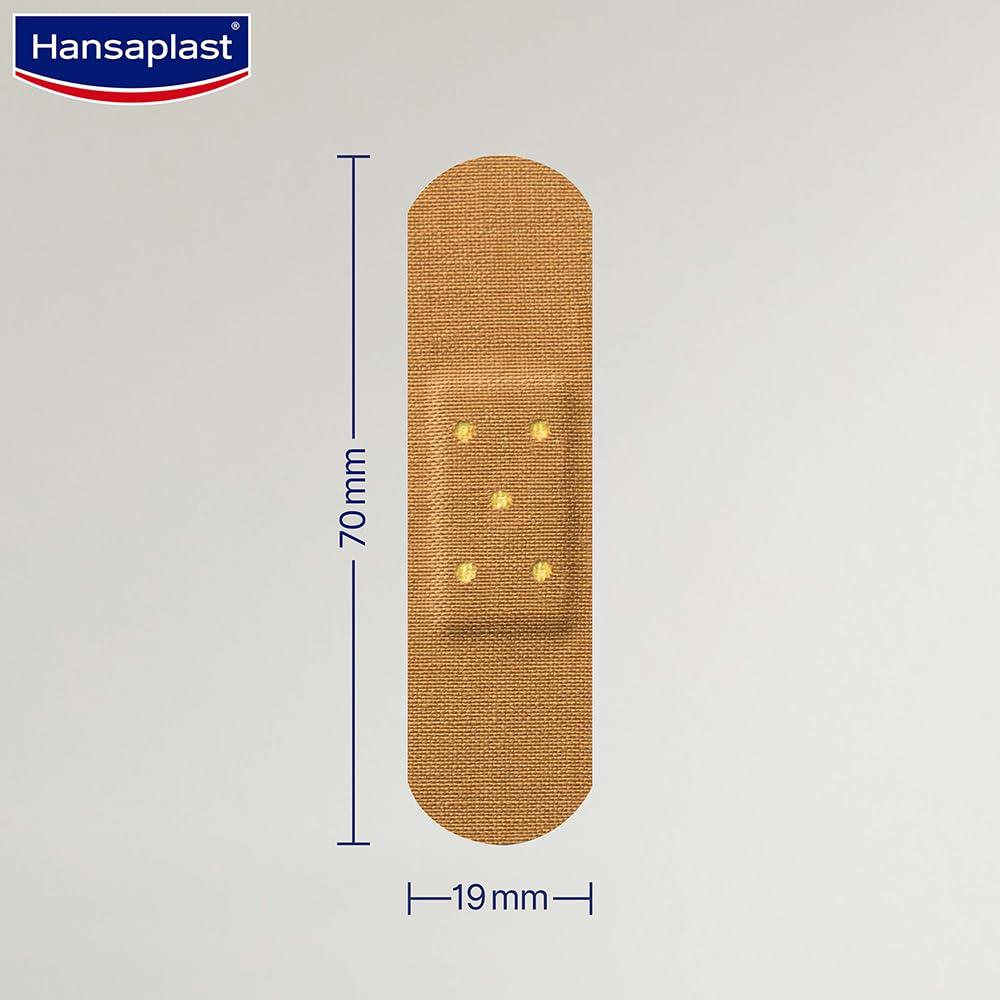 Hansaplast Hansaplast Antiseptic Regular Bandage for Cuts & Wounds | 100 strips | Breathable fabric | First Aid | Protects Against Dirt and Bacteria | For Kids & Adults