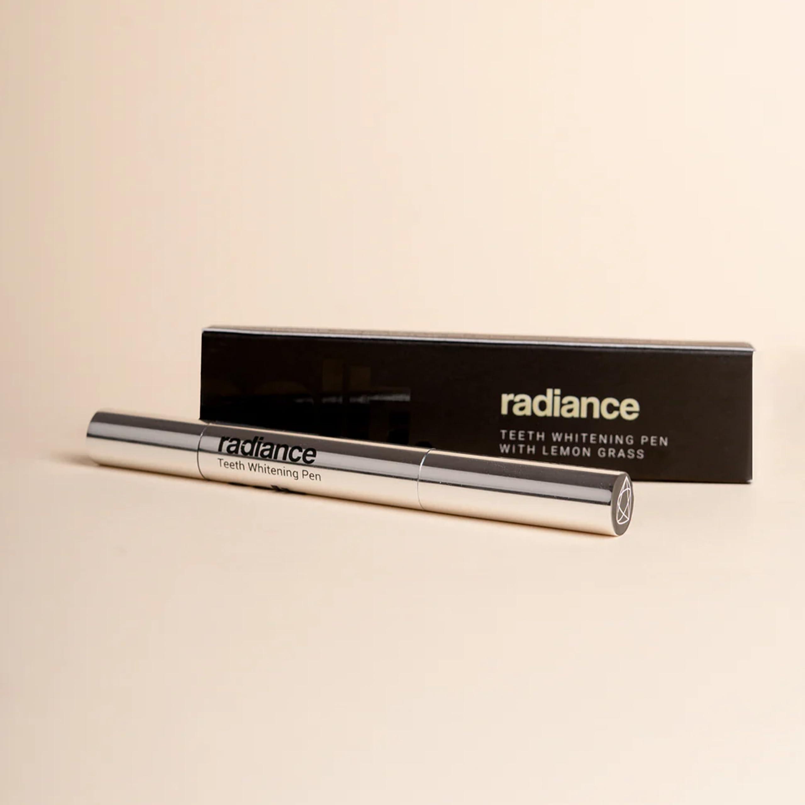 Salt Salt Radiance Teeth Whitening Pen | Control Stain Build-Up | Dental Maintenance & Brightening | Lemongrass Flavour | 2.5ml