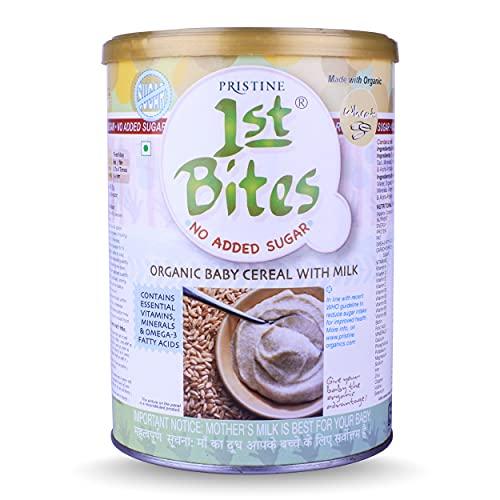 Pristine Pristine 1st BITES Baby Cereal 400g | Baby Food (6-24 Months) Stage-1, 100% Organic Wheat (No Added Sugar) | Infant Food