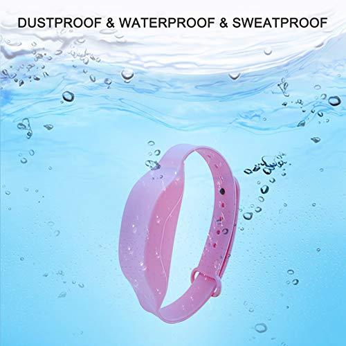 Decdeal Decdeal Wristband Hand Cleanser Dispenser Wearable Squizzy Wristband Hand Cleansing Dispenser Refillable & Portable Bracelet for Kids Teens and Adults Traveling