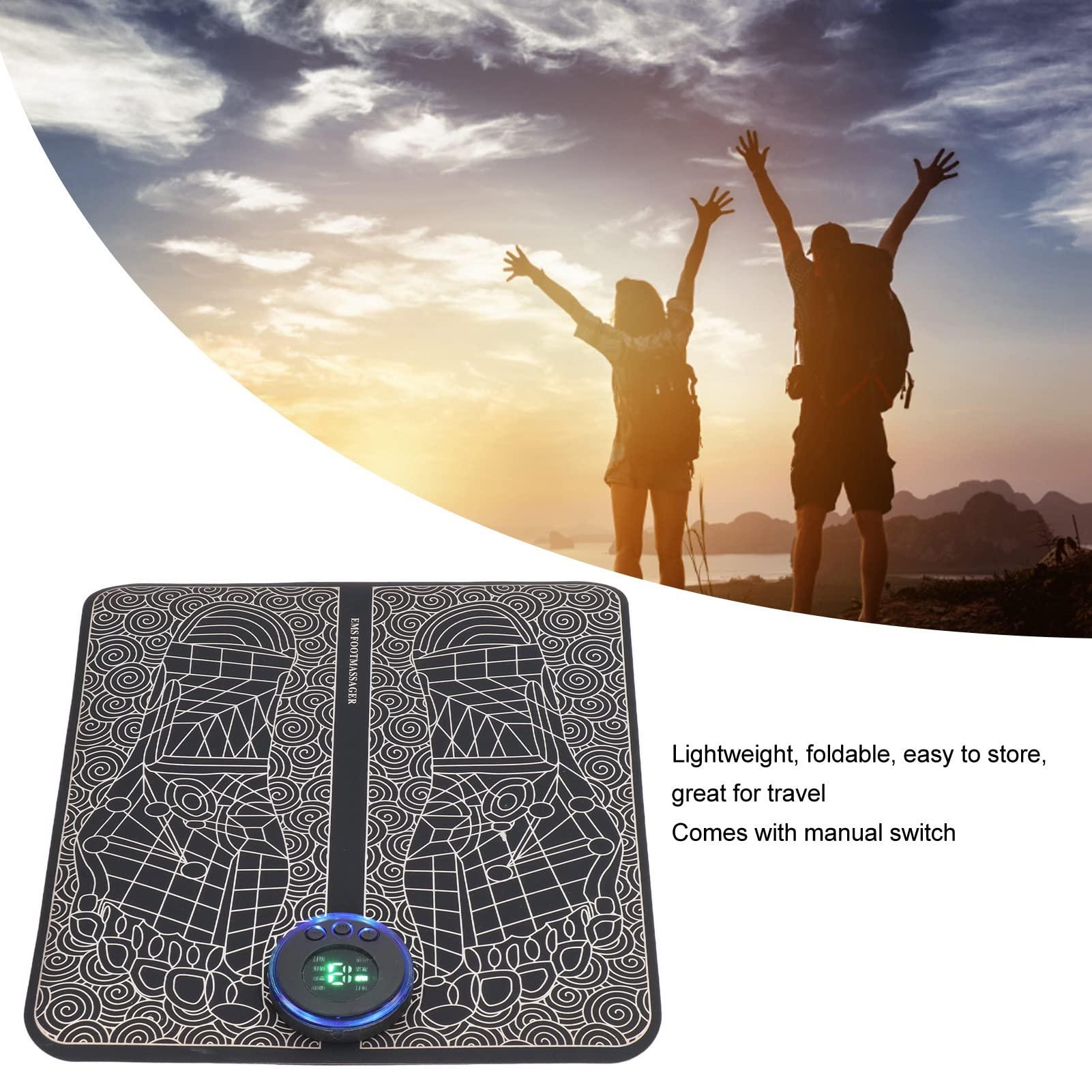 RTLR RTLR Leg Reshaping Foot Massager, Foldable Foot Massager Mat Manual Switch Easy Cleaning for Traveling