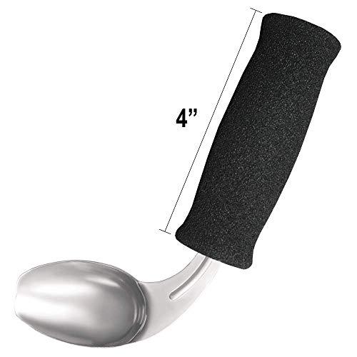 Rehabilitation Advantage Soft Foam Built-Up Handle Offset Spoon