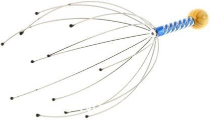 TUMR TUMR Manual Hand Held Scalp Oil Massager For Pain Relief And Hair Growth,Head Massager Neck Massage Octopus Scalp Stress Relax Spa Therapy Dealing Multicolour Pack Of 1