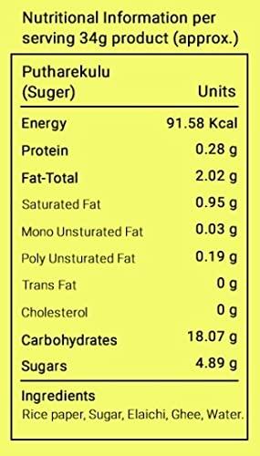 VEDANK VEDANK Sugar Atreyapuram Pootharekulu- 5Pc - 200 Gm