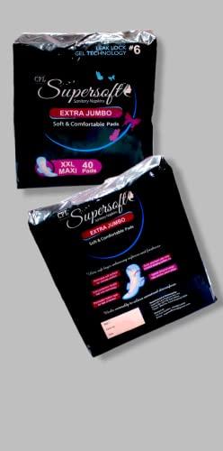 ABC Extra Safe Jumbo Sanitary Pads (XXL) - 40 Pieces