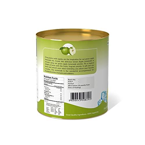 The Tea Planet The Tea Planet Green Apple Lemonade Premix to be added with Water/Soda/Ice Cubes - 800 gm