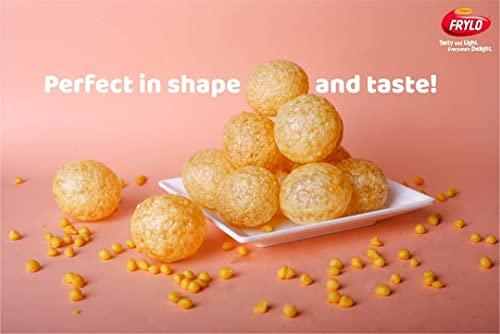 FRYLO Frylo Ready to Fry Multigrain Poochkas/Golgappa | Panipuri Packet | FREE Street Masti Pani Puri Paste (Pack of 1)
