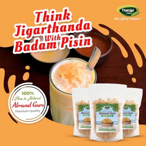 Thanjai Natural Thanjai Natural Almond Gum 250 Grams Badam Pisin Badam Gum Best First Quality Pure, Natural