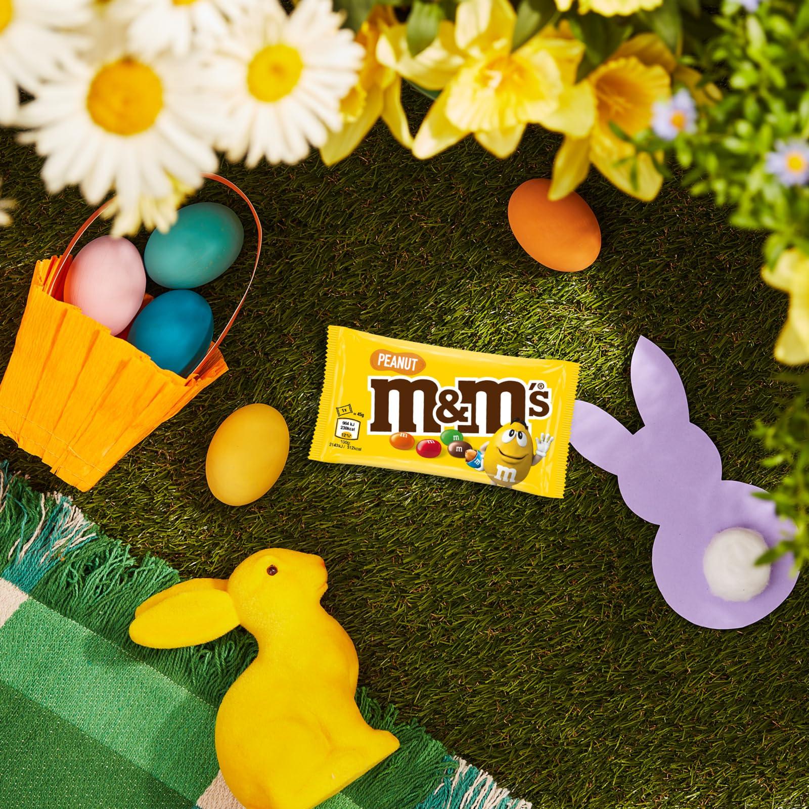 Mars MARS M&M's Peanut Single, 45 g - Pack of 24