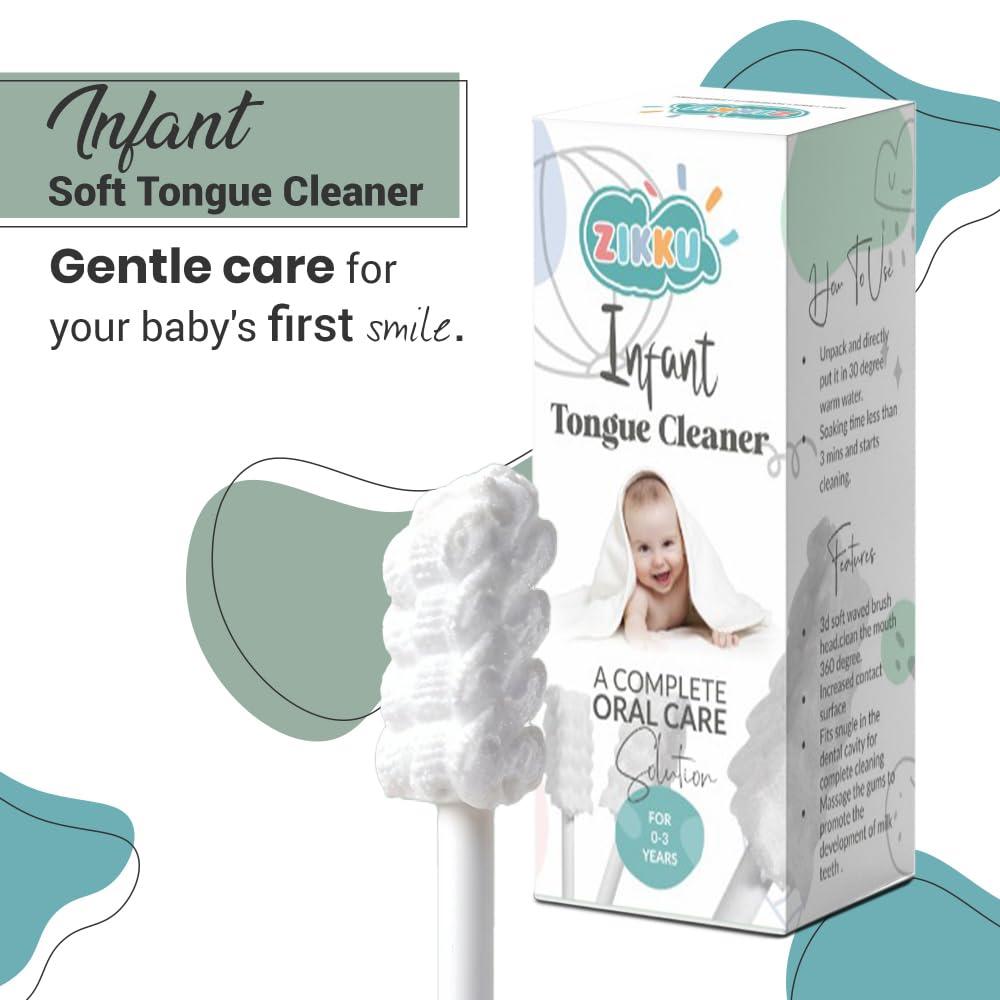 AHC AHC Infant Soft Tongue Cleaner For Removing Milk Strains and Food Pieces