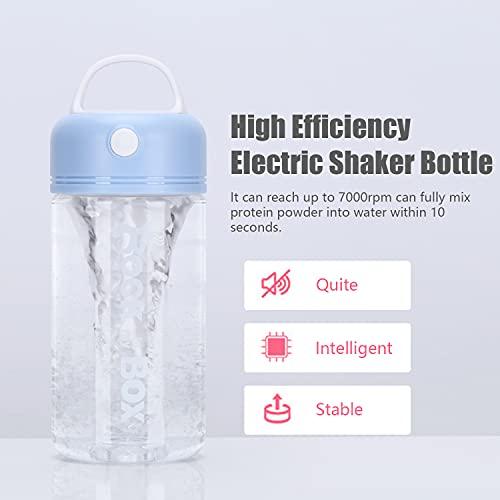 Qunan Qunan 380mL Electric Protein Shaker Bottle Portable M er Cup Powered Coffee Shaker Cups plement M er for Protein Shakes Gym Pre-Workout