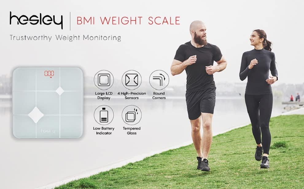 HESLEY Hesley Smart Weight Machine/Weighing Machine with hesley FIT APP and advanced german sensor