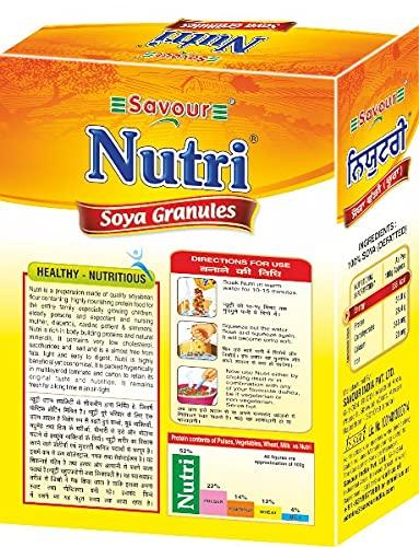 Savour Savour Nutri Soya Granules ( Pack of 3 200 Grams each )