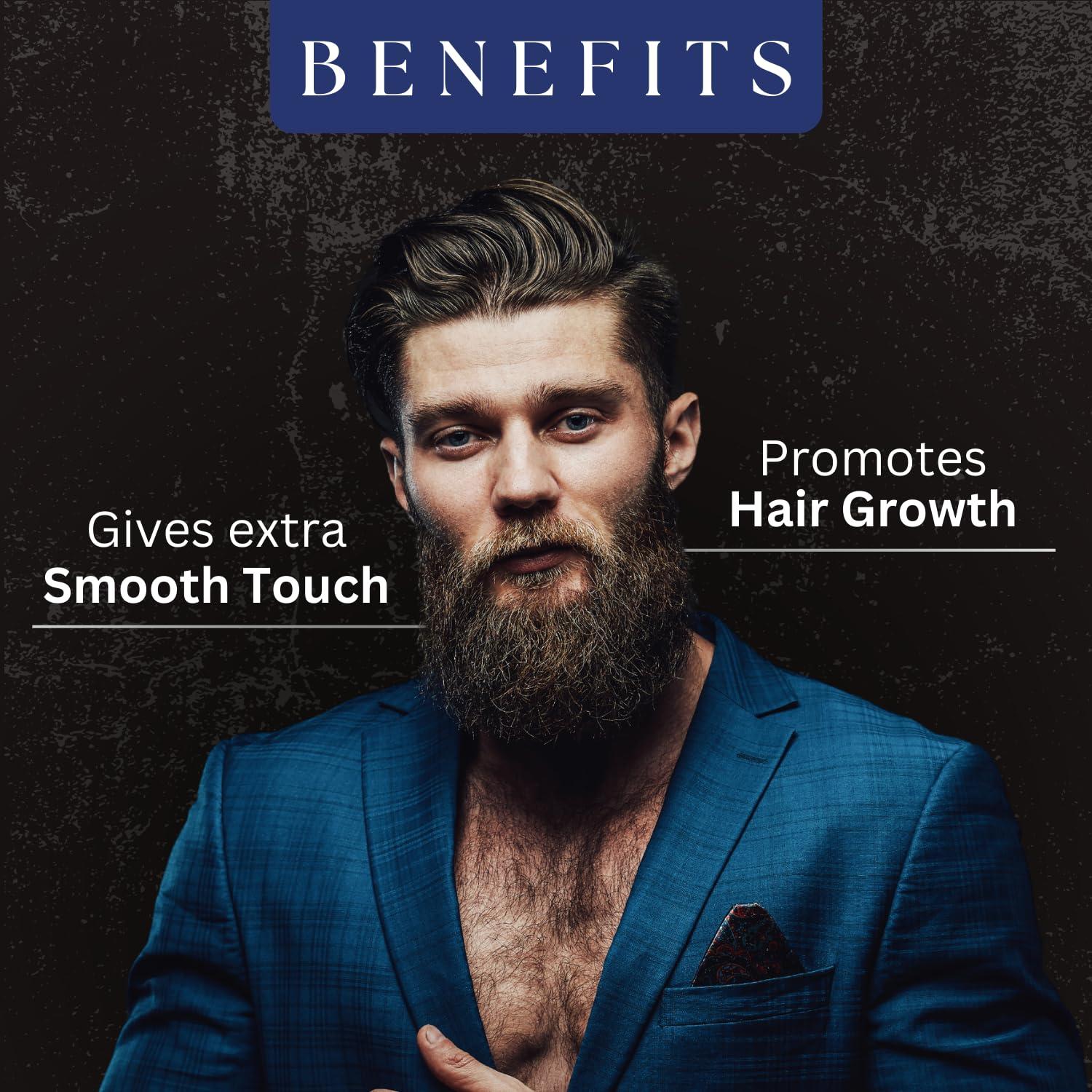 AMAzing EARTH AMAzing EARTH Certified Organic Beard Mustache Cream for Men - 100% Natural, Shea Butter, Olive, Patchouli & Godel Jojoba Oil, Beard Hair Growth, Sulphates & Parabens Free and Cruelty Free, 50gm