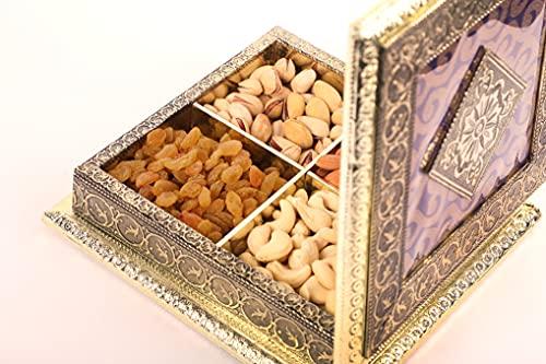 SHRI JAIN GROCERY SHRI Jain Grocery Gift Box/Hampers Dry Fruits Items (75 gm Each) (Cashew, Almonds, Raisins and Pista)