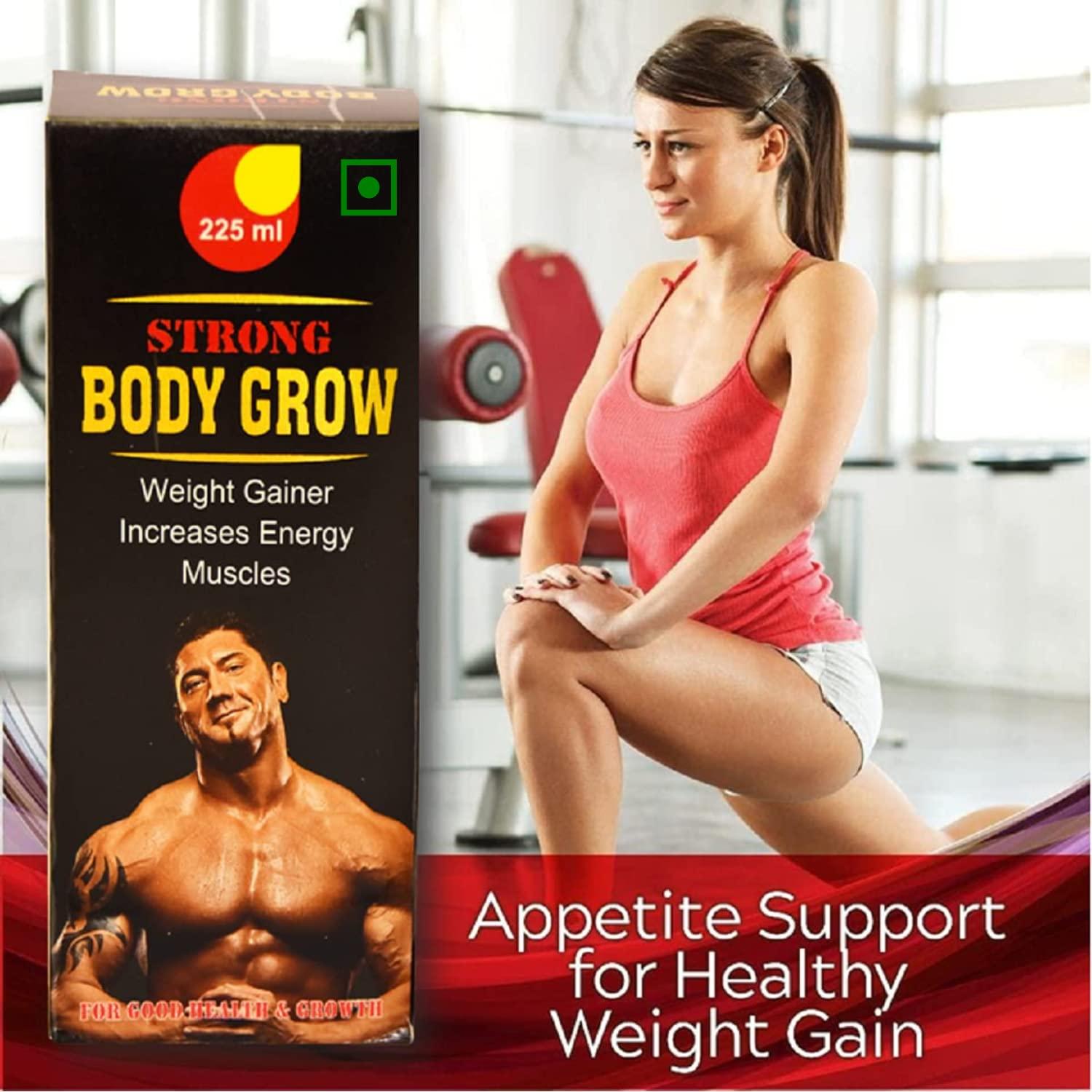 Afflatus Afflatus Herbal Strong Body Grow Tonic || Appetite Booster || Weight Gain & Body Growth Formula- (2 x 225ml)