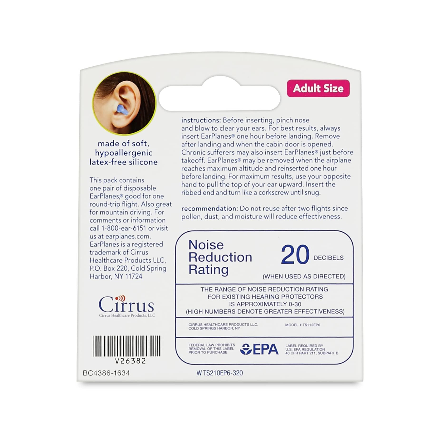 EarPlanes EarPlanes Cirrus Healthcare Kids Earplane Ear Plugs For Airplane Travel Child(Ages 1-10)