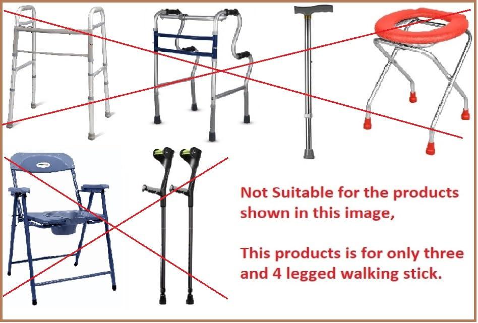 AARAM AARAM Ferrules Shoes for Tripod and 4 leg Walking Stick (13 mm Hole) 4 pcs