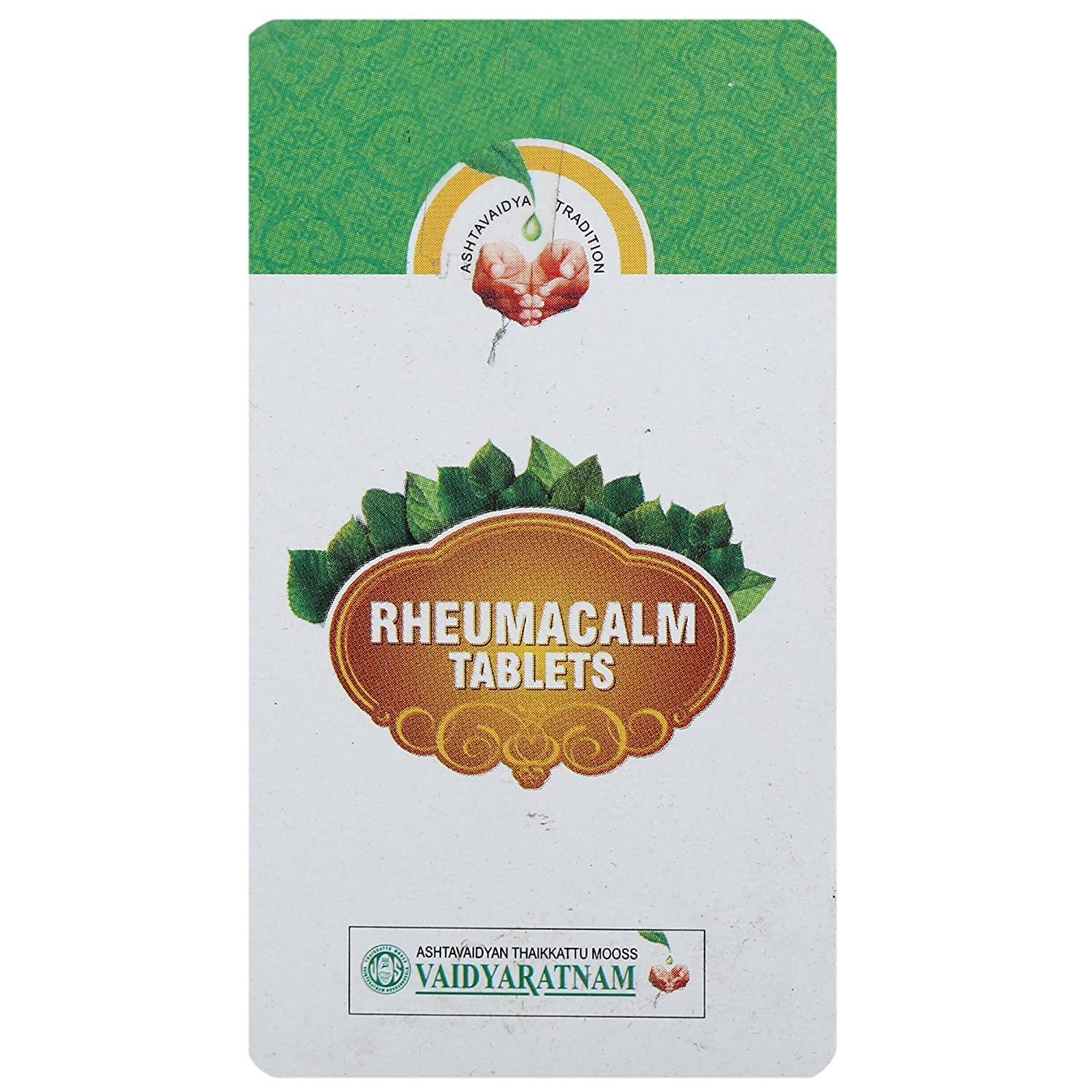 DWAKAN Vaidyaratnam Rheumacalm 100 Tablet with Dwakan Yashtimadhu Ghanvati