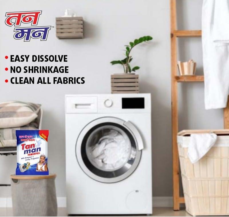 Tan man Tan Man Detergent & Superfine Washing Powder - 1 Kg (Pack of 3)