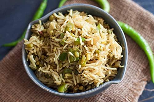 HAZBE HAZBE Noon Green Moong Dal Split/Chilka 1kg | Khichdi Special (Light Meal)