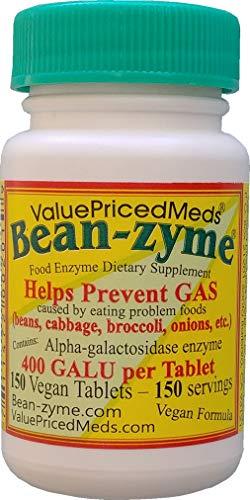 ValuePricedMeds ValuePricedMeds Bean-zyme Anti-Gas Digestive Aid, 100 Caps, Compare to Beano