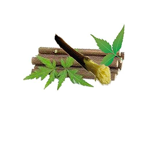 Arvind Arvind Ayurvedic Organic Natural Neem Chew Sticks Datun, Toothbrush for Brushing Teeth, Remove Bad Breath & Gems, Relieve Tooth Ache for Adult - 12cm Each Stick , 50pcs